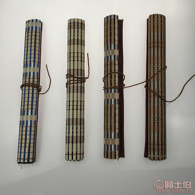 【梓楠文化書法用品毛筆筆簾廠家直銷多種規格仿古竹制筆簾文房四寶批發